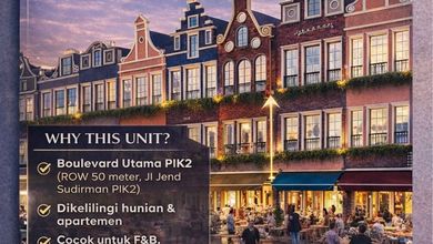 Dijual Ruko di Amsterdam, Jl Jend Sudirman Pik2