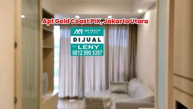 Murah Apartment Gold Coast 1 Br 64 M2 Fully Furnished Di Pantai Indah Kapuk, Jakarta Utara
