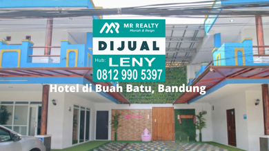 TURUN HARGA..HOTEL BAGUS 3 LANTAI 50 KAMAR TIDUR FULL FURNISHED DI BUAH BATU, BANDUNG 