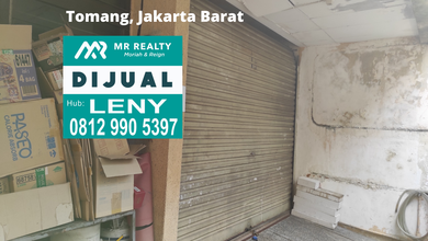 MURAH...RUMAH LAMA DI TOMANG, JAKARTA BARAT, LOKASI STRATEGIS, BEBAS BANJIR 