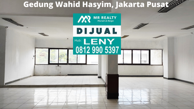 GEDUNG KANTOR SIAP PAKAI 4 LANTAI + 1 BASEMENT DI WAHID HASYIM, JAKARTA PUSAT