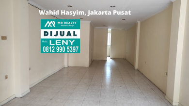 RUKO BAGUS SIAP PAKAI 5 LANTAI DI WAHID HASYIM, TANAH ABANG, JAKARTA PUSAT 