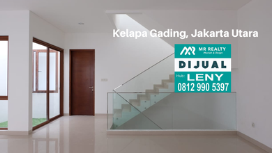RUMAH BARU BAGUS MODERN MINIMALIS DI KOMPLEK KELAPA GADING, JAKARTA UTARA