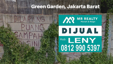 KAVLING LT 525 M2 DI GREEN GARDEN, JAKARTA BARAT