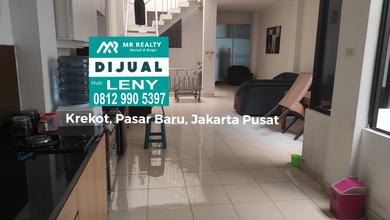 MURAH...RUKO SIAP PAKAI 3 LANTAI DI KREKOT, PASAR BARU, JAKARTA PUSAT