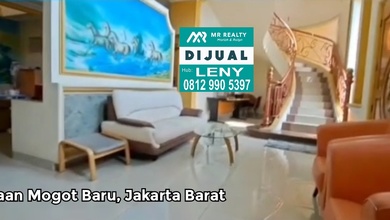 MURAH...RUMAH MEWAH BAGUS 2,5 LANTAI DI KOMPLEK DAAN MOGOT BARU, JAKARTA BARAT