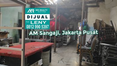 MURAH DIBAWAH NJOP...RUMAH LAMA HITUNG TANAH LT 328 M2 ZONA KOMERSIL, DI AM SANGAJI, JAKARTA  PUSAT