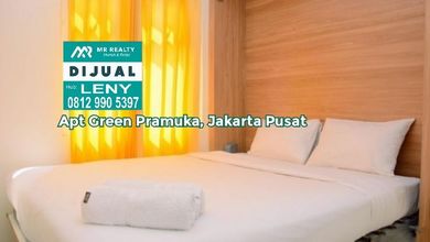 MURAH...APARTEMEN GREEN PRAMUKA CITY TOWER NERINE 2 BR FULL FURNISHED, CEMPAKA PUTIH, JAKARTA PUSAT