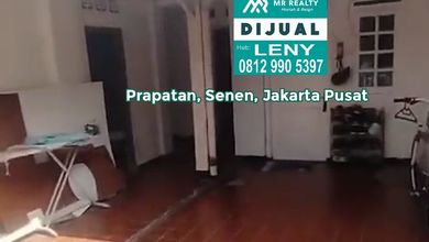 MURAH...RUMAH LAMA LT 595 M2 DI PRAPATAN, SENEN, JAKARTA PUSAT, HITUNG TANAH