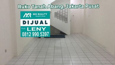MURAH LAGI BU..RUKO ZONA KOMERSIL SIAP PAKAI 4 LANTAI DI TANAH ABANG, JAKARTA PUSAT