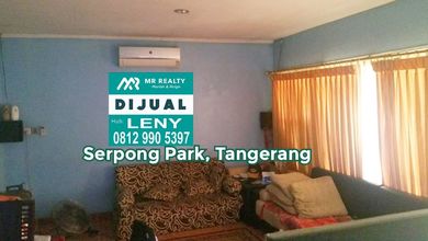 RUMAH HOEK SIAP HUNI DI KOMPLEK SERPONG PARK, TANGERANG SELATAN