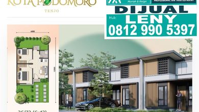 MURAH RUMAH BARU MINIMALIS DI KOMPLEK PODOMORO TENJO, BOGOR, JAWA BARAT