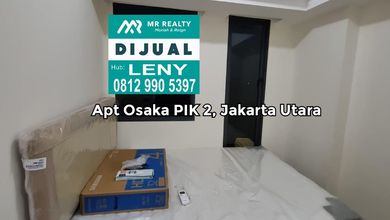 TERMURAH..DIBAWAH HARGA PASAR..APARTMENT OSAKA RIVERVIEW STUDIO, PANTAI INDAH KAPUK 2, JAKARTA UTARA