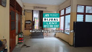 RUKO SIAP PAKAI DAN RUMAH LT 300 M2 DI KARTINI RAYA, JAKARTA PUSAT