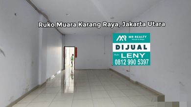 RUKO BAGUS BANGUNAN BARU 4 LANTAI DI MUARA KARANG RAYA, JAKARTA BARAT