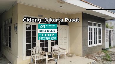 Rumah Lama Hitung Tanah di Cideng, Jakarta Pusat, Bebas Banjir, Lokasi Strategis