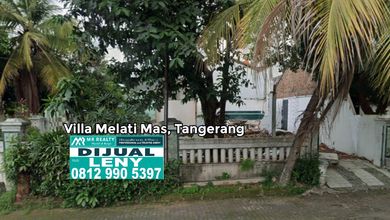 Murah...kavling Posisi Hoek Di Villa Melati Mas, Serpong, Tangerang