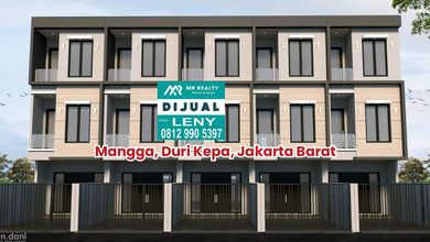 Rumah Baru Modern Minimalis 3,5 Lantai Di Mangga, Duri Kepa, Jakarta Barat