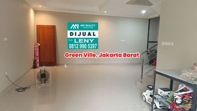 Rumah Baru Modern Minimalis 2,5 Lantai Di Green Ville, Jakarta Barat