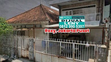 Rumah Lama 225 M2 Hitung Tanah Di Roxy, Jakarta Pusat