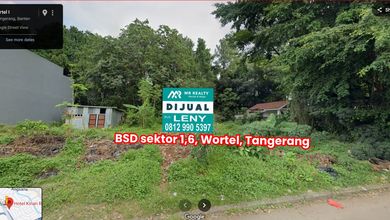 Kavling Siap Bangun di BSD Sektor 1,6 Jl Wortel, Tangerang