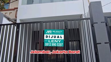 Rumah Baru Modern Minimalis di Jelambar, Jakarta Barat