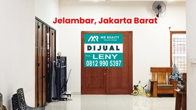 Rumah Bagus Strategis Bebas Banjir di Jelambar, Jakarta Barat
