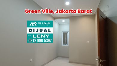 Rumah Baru Modern Minimalis 2,5 Lantai Di Komplek Green Ville, Jakarta Barat