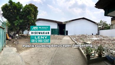 Murah...pabrik & Gudang Di Batu Ceper, Tangerang