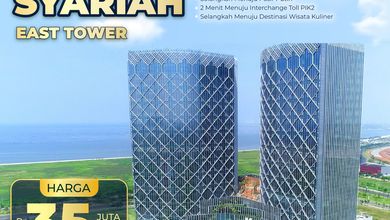 BISA CICILAN ! Office MENARA SYARIAH PIK 2 Luas 126-2900 m² !