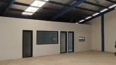 Disewakan atau Dijual Tanah/Bangunan Gudang 720/1100 di Daerah Gunung Sindur, Bogor