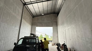 DISEWAKAN GUDANG GANDENG BARU (HOOK) DI LEGOK, TANGERANG