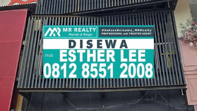 Disewa Ruko Citra 6 Boulevard Lokasi Branded