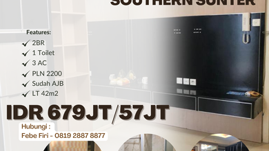 Di jual/sewa Apartment Green Lake Southern Sunter lantai tinggi