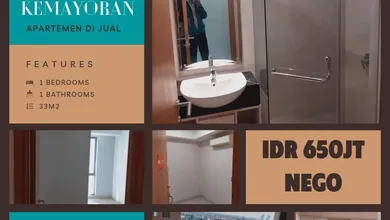 Turun Harga Apartemen The Mansion Kemayoran Baru Unfurnished