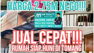 ** Rumah di Tomang 3 Lantai Semi Furnished Akses Jalan 2 Mobil**