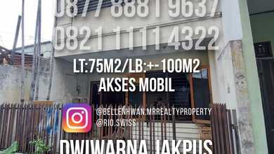 ** Rumah Di Dwiwarna 2 Lantai Shm Butuh Renovasi**