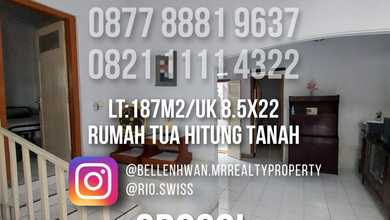 Jual Rumah Siap Tinggal di Grogol, Jakarta Barat, LT 187 m2