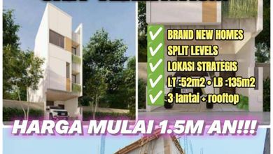 **Hopeng Residence Cluster Baru di Kebon Jeruk 3 Lantai Unit Terbatas**