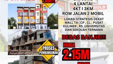 ** Rumah Baru 3 Lantai Di Tanjung Duren **