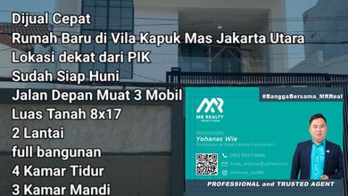 Dijual Cepattt Murah Rumah Di Vikamas Jakarta Utaraa