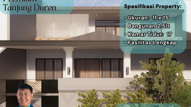 Rumah Kos Tanjung Duren Premium Depan Taman Jalan Lega Rm285