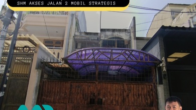 Rumah Hitung Tanah Lokasi Strategis Daerah Jembatan Lima Akses Jalan Lega 2 mobil Cocok Dibangun Kos2an atau buat usaha Online dan Konveksi