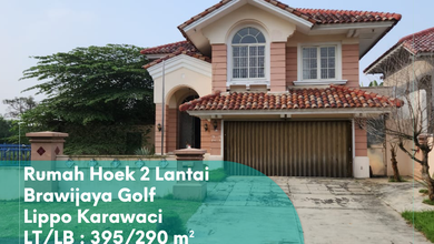 Dijual Rumah Hoek 2 Lantai di Brawijaya Golf, Lippo Karawaci