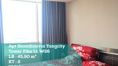 Dijual Apt 2 Kamar di Skandinavia Tangcity Tower Fika