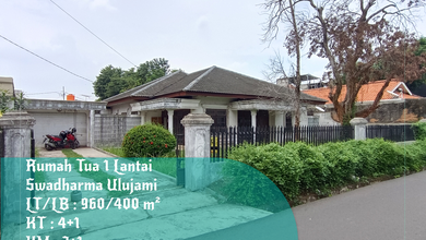 Dijual Rumah Tua 1 Lantai di Jl. H. Mairin Ulujami