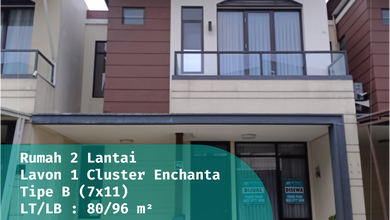 Dijual Rumah 2 Lantai di Lavon 1 Cluster Enchanta
