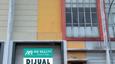 Dijual Gudang Green Sedayu Bizpark Daan Mogot 9x36 Renov 3 Lantai Coating