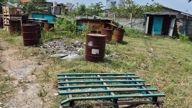 Kavling Kapuk Kamal. Kawasan pergudangan. Akses kontainer 40 fit