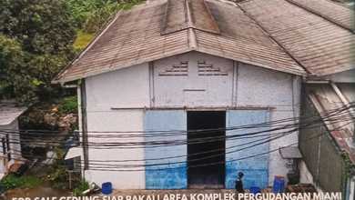 Dijual Gudang Kayu Besar di Komp Miami Kalideres Jakarta Barat